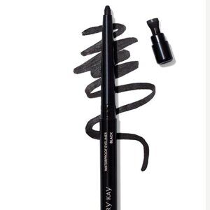 NEW Mary Kay Waterproof Eyeliner Crayon .01 oz. Black Full Size  New